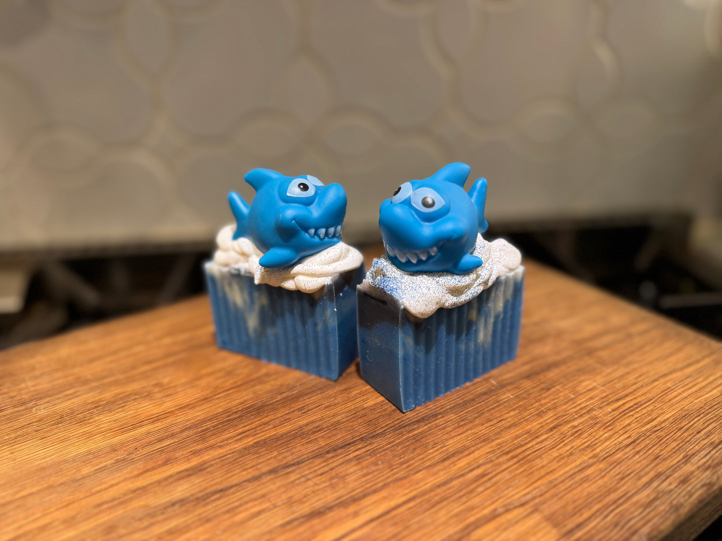 LIMITED Kids Collection of Handmade Soaps including a Toy! Made with coconut milk and oatmeal. Glow in the dark!
