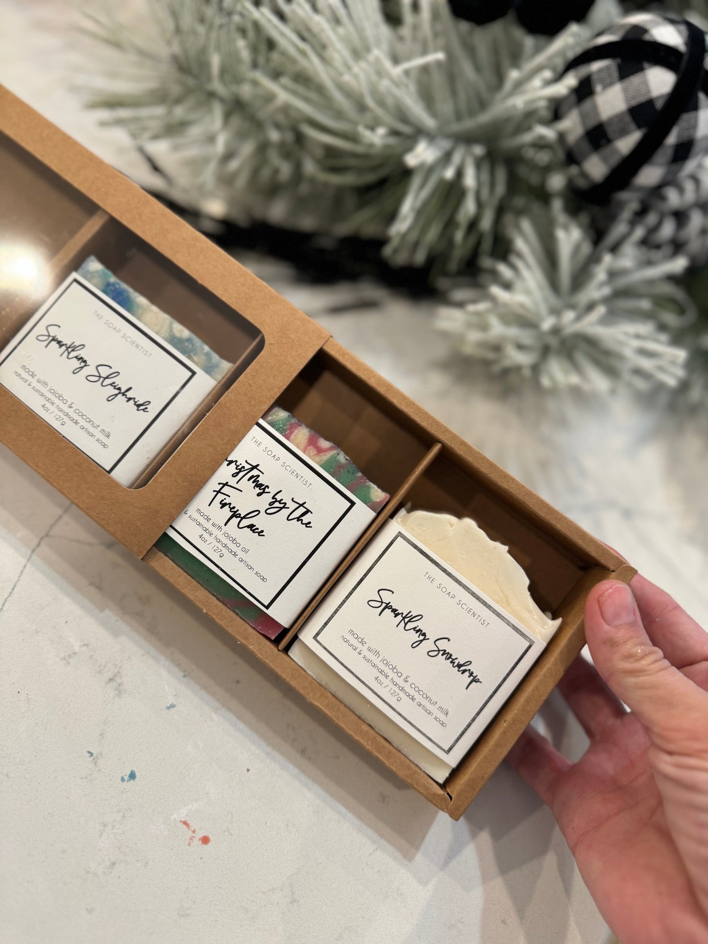 Gift Set of 3 Full Size Luxury Handmade Soaps