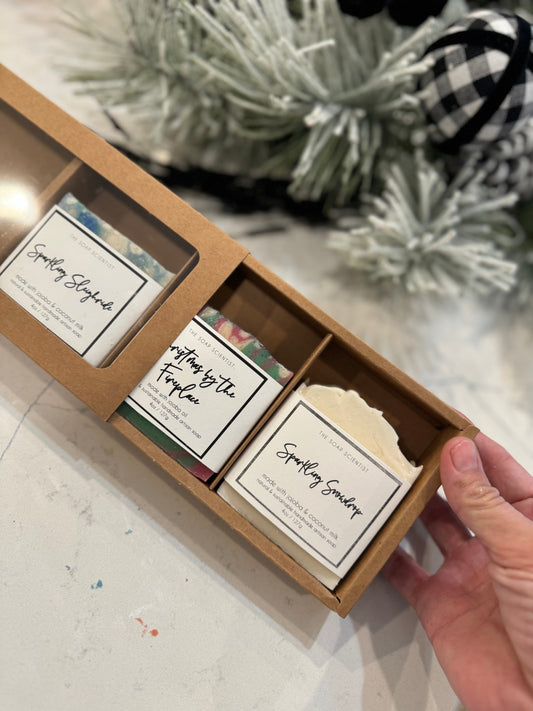 Gift Set of 3 Full Size Luxury Handmade Soaps