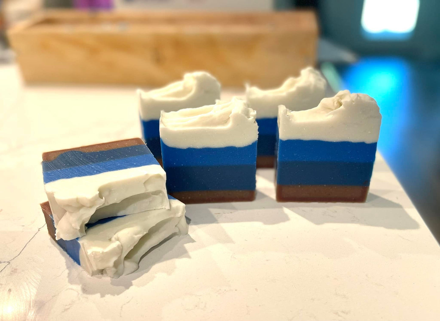 Ocean Rain Luxury Handmade Soap with oatmeal