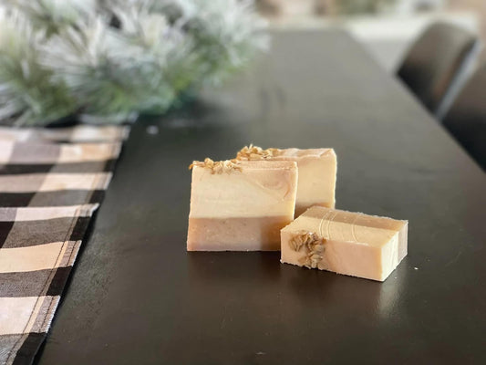 Oatmeal, Milk and Honey 100% Goats Milk Luxury Soap