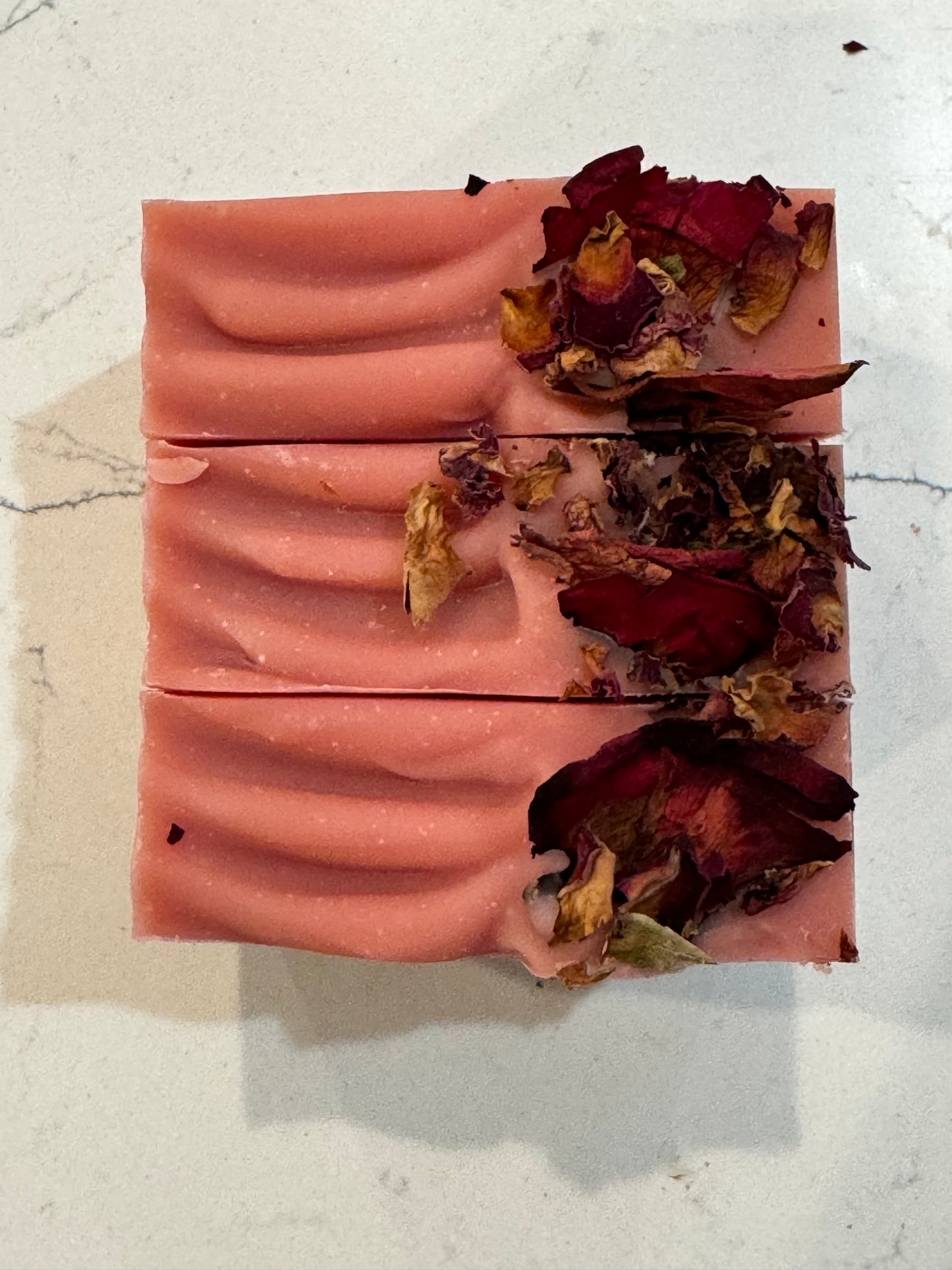 Modern Rose Goats Milk Luxury Handmade Soap with Roses