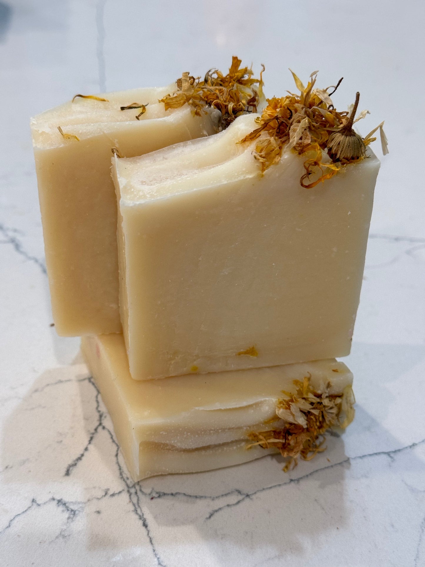Botanical Collection Gift Set of Goats Milk Luxury Handmade Soap with Botanicals